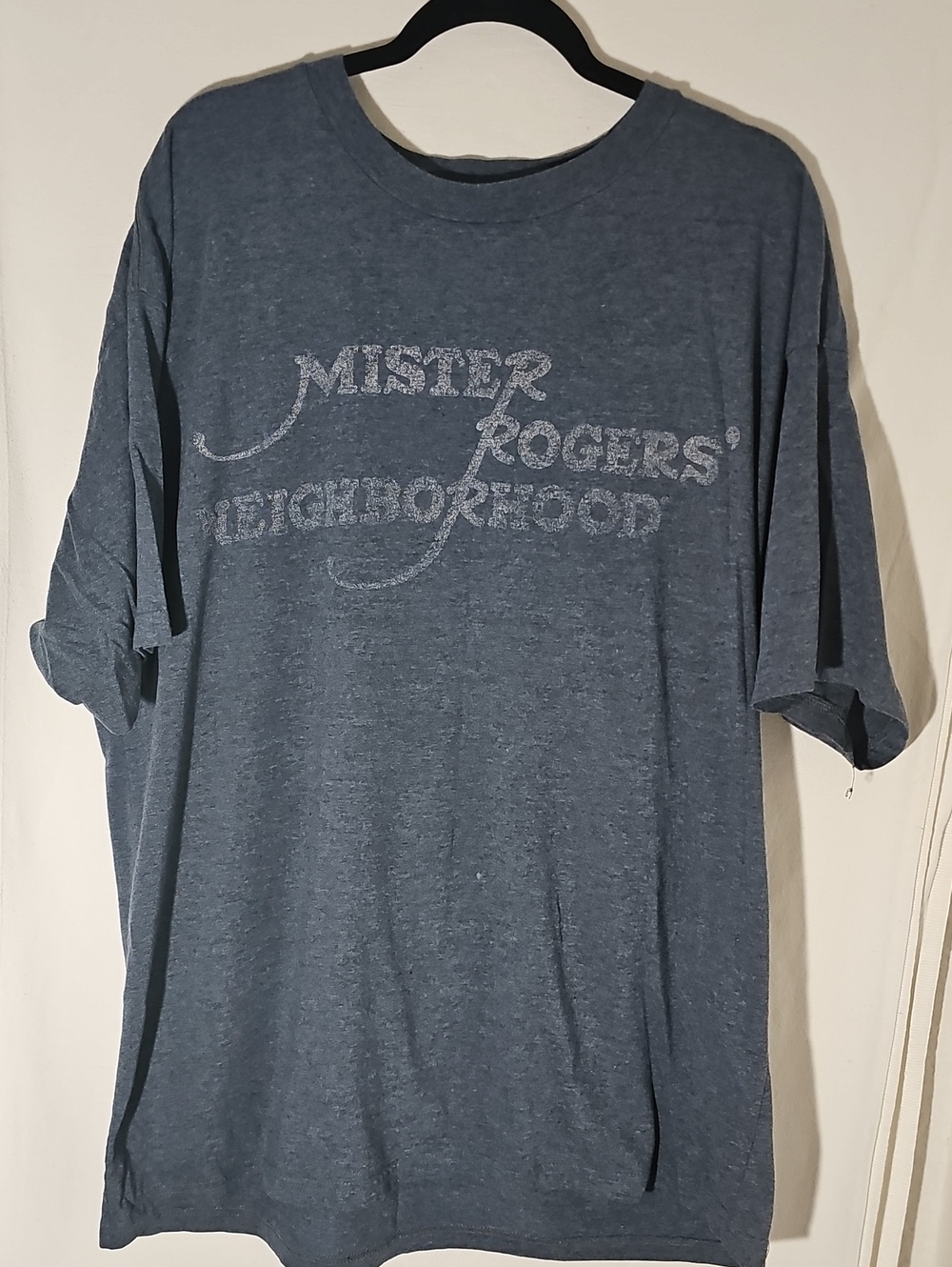 Etro Faded Blue Graphic Short Sleeve Tee